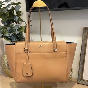 Tory Burch Tan Leather Tote
